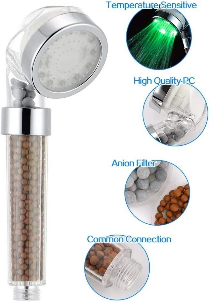 سردوش دستی حمام، فشار قوی، کروم، مربعی، سردوش بارانی، کیسه دوش، اسپری آب صرفه جویی