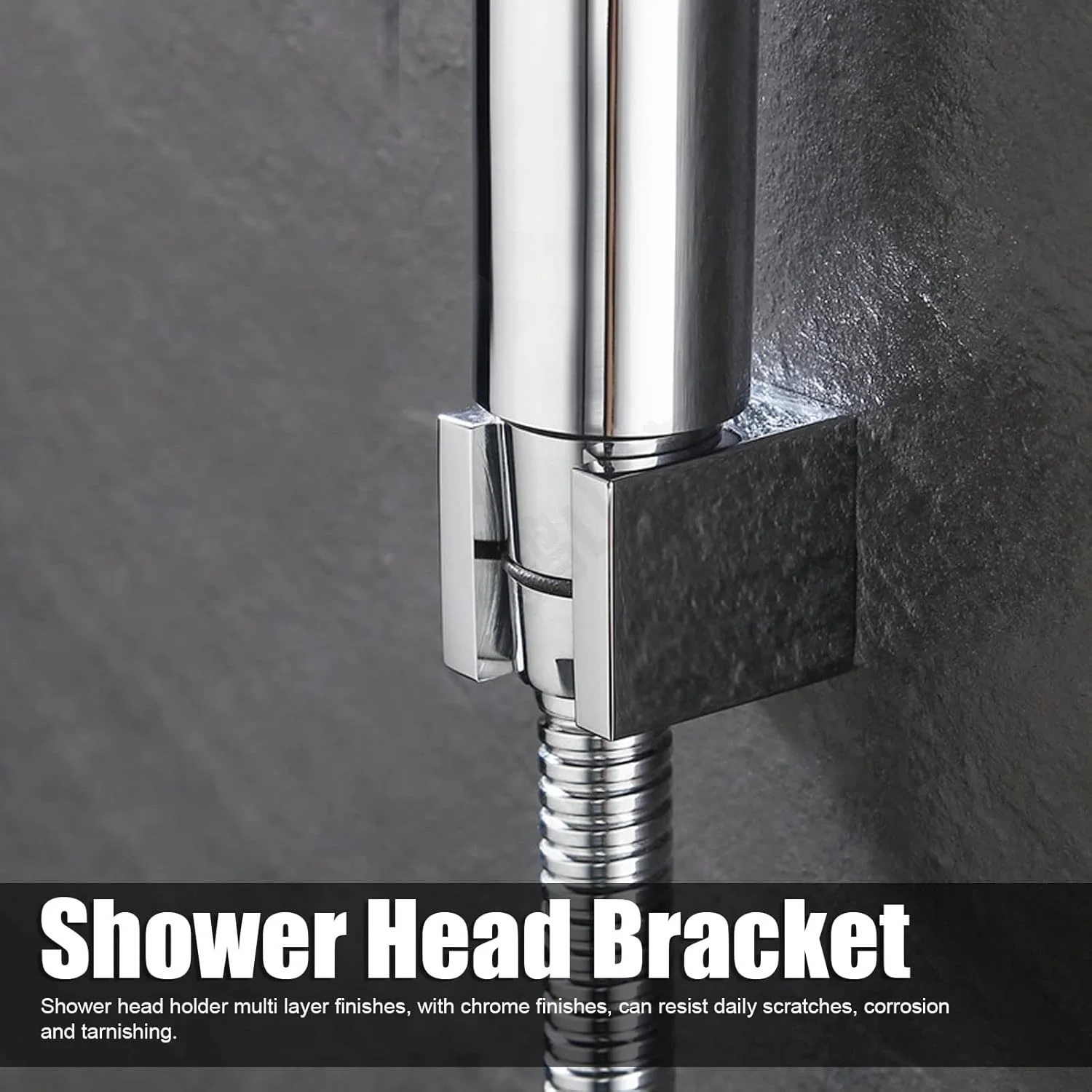 نگهدارنده سردوش دستی، براکت دیواری سردوش با زاویه قابل تنظیم، ساختار مستحکم، مس خالص، قطعات دوش