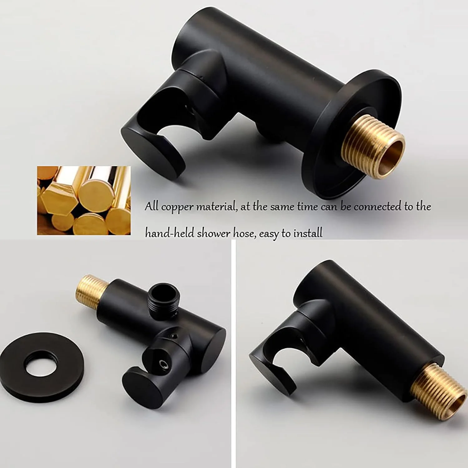 ست دوش دستی مشکی، صرفه جویی در آب، دوش دستی برنجی، دوش دیواری، دسته تکی آب سرد و گرم، سردوش دستی با شلنگ و نگهدارنده ست دوش دستی مشکی، صرفه جویی در آب، دوش دستی برنجی، دوش دیواری، دسته تکی آب سرد و گرم، سردوش دستی با شلنگ و نگهدارنده