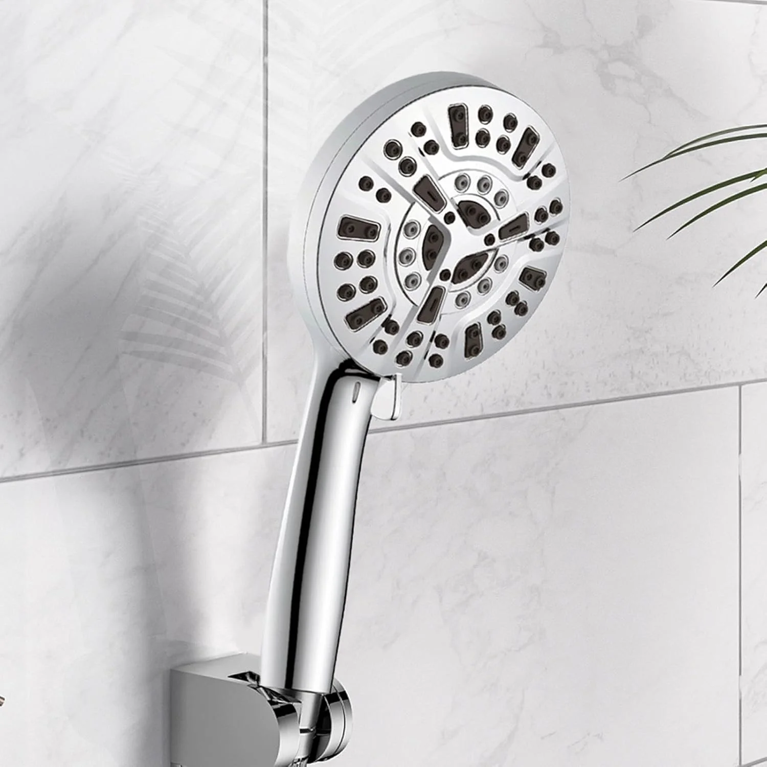 سردوش دستی، سردوش دستی انعطاف پذیر با 10 حالت - لوازم جانبی حمام، ابزار قدرتمند اسپری آب برای مسافرت، خانه و کاروان