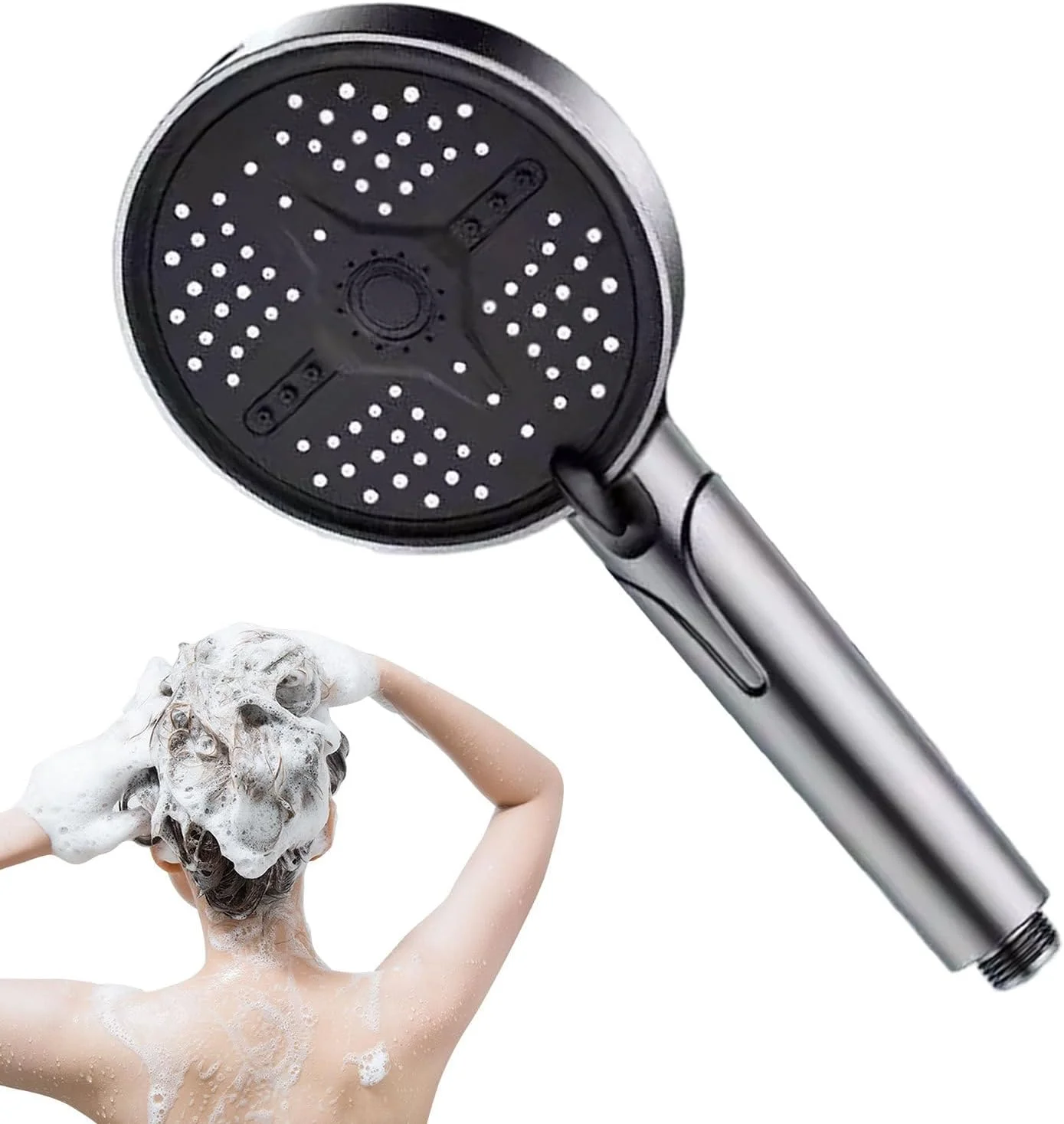 سردوش دستی - سردوش فشاری با اسپری دستی | سردوش بارانی 5 حالته برای خانه، هتل، حمام، خوابگاه، آپارتمان، کودکان، بزرگسالان، حیوانات خانگی، نظافت و شستشو