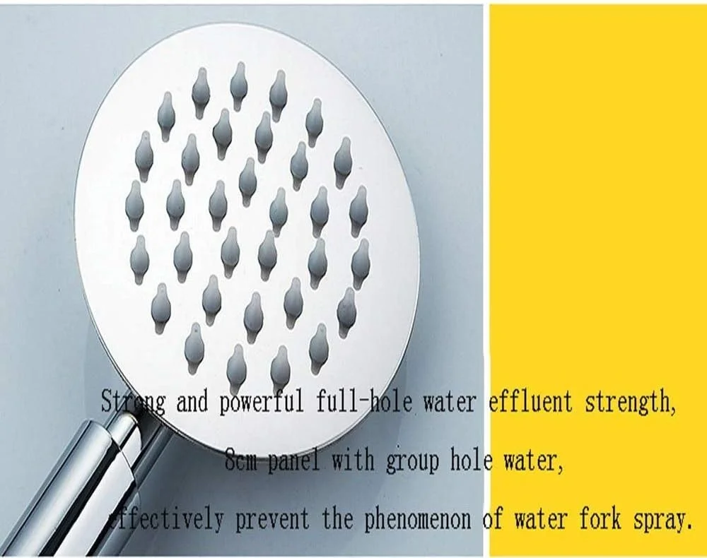 سردوش دستی - سردوش دستی استیل ضد زنگ، سردوش بارانی فوق العاده نازک و کم حجم، سردوش گرد، اتصالات حمام جهانی