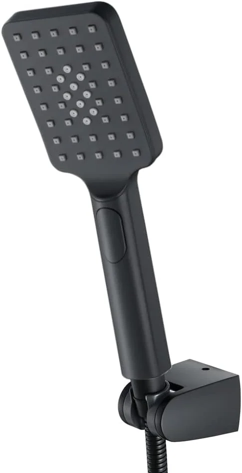 سردوش دستی ایکس، ست سردوش دستی دیواری مشکی، ست سردوش ABS با شلنگ استیل 1.5 متری