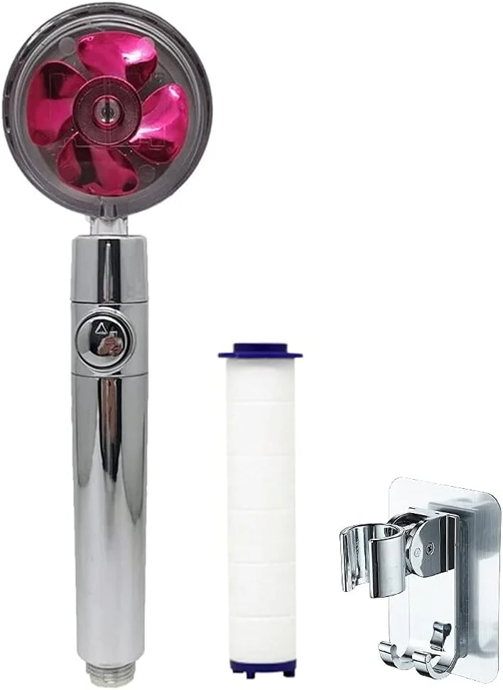 سردوش دستی با فشار قوی، سردوش چرخشی 360 درجه با قابلیت صرفه جویی در آب، کیت توربوشارژ با فیلتر و کلید
