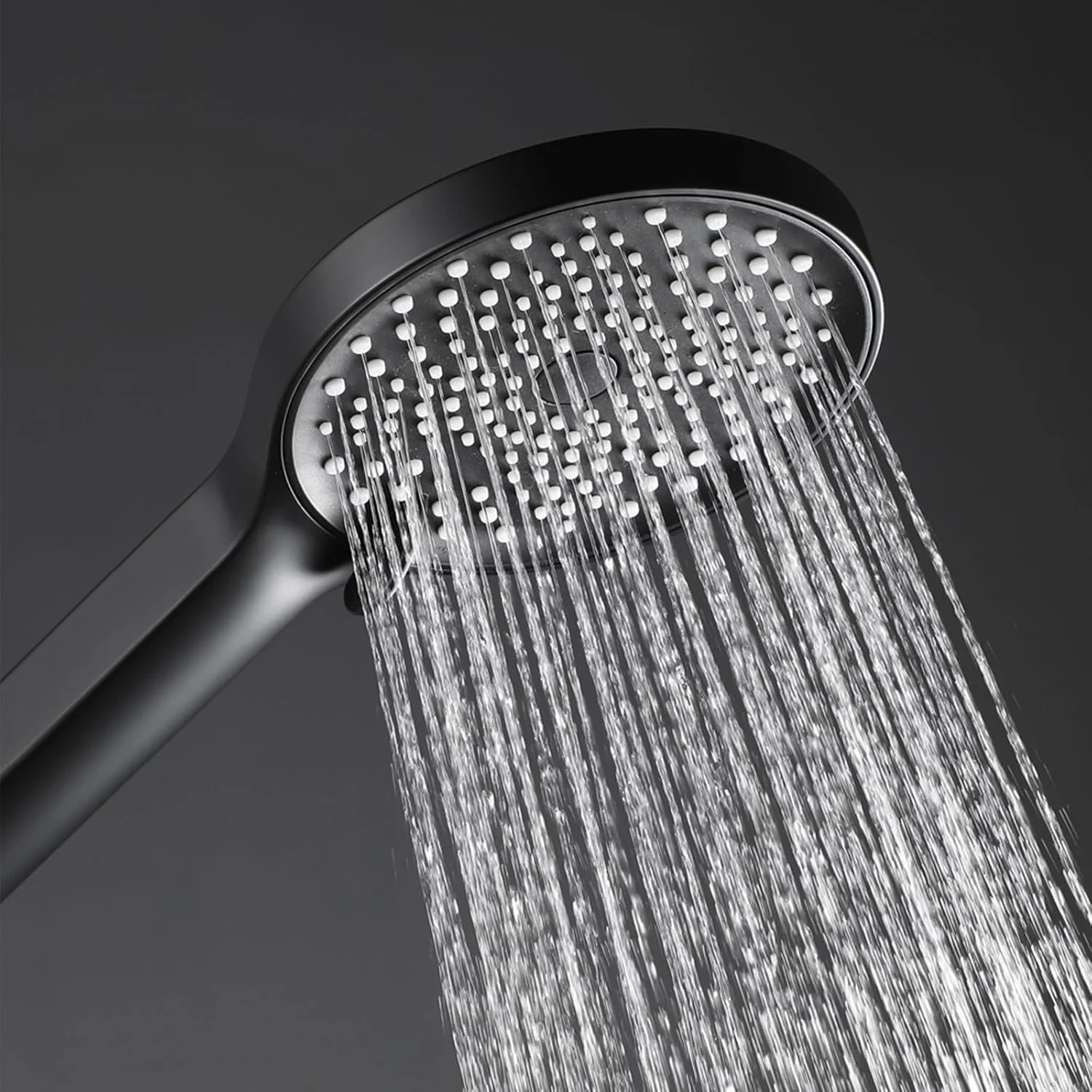 ست دوش دستی مشکی ABS با فشار قوی و 3 حالت پاشش به همراه شلنگ 150 سانتی متری