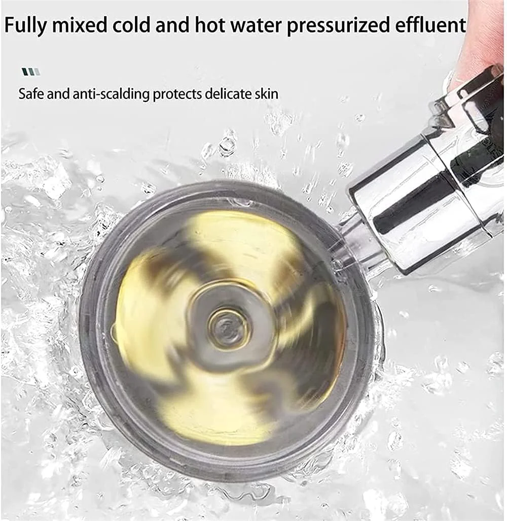 سری دوش دستی با فشار قوی، چرخش 360 درجه، صرفه جویی در آب، توربوشارژ به همراه فیلتر و کلید