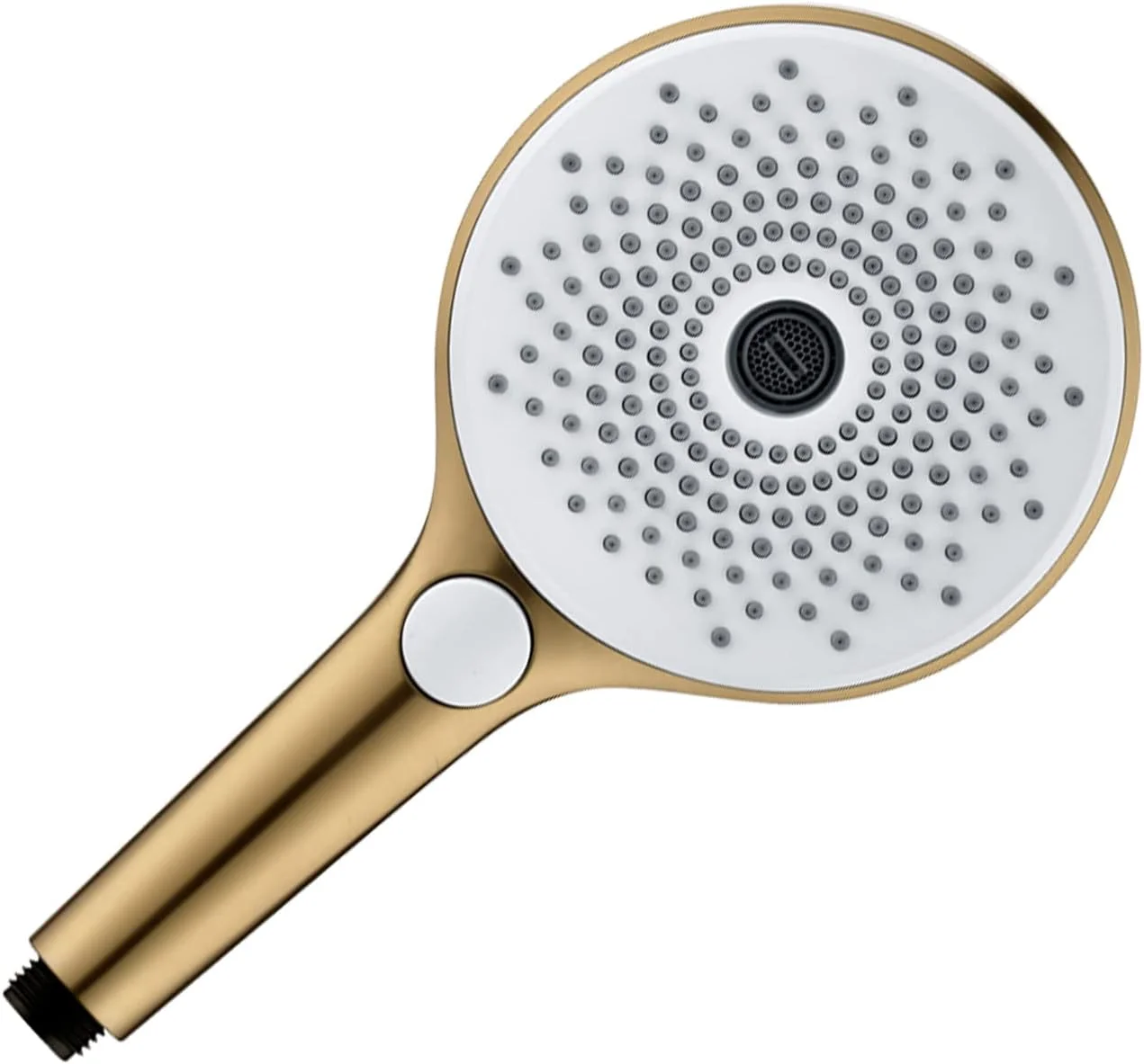 سری دوش دستی ABS با فشار قوی به همراه شلنگ استیل ضد زنگ 150 سانتی متری - طلایی مات