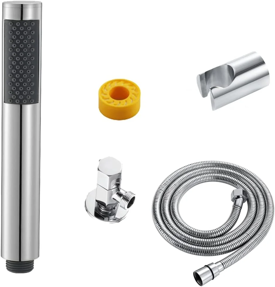 سردوش دستی، سردوش برنجی جامد با فشار بالا، سردوش دستی با جریان بالا، سر گرد با نگهدارنده دوش و شلنگ استیل 1.5 متری، مجموعه سردوش دستی، نوع 4 سردوش دستی، سردوش برنجی جامد با فشار بالا، سردوش دستی با جریان بالا، سر گرد با نگهدارنده دوش و شلنگ استیل 1.5 متری، مجموعه سردوش دستی، نوع 4