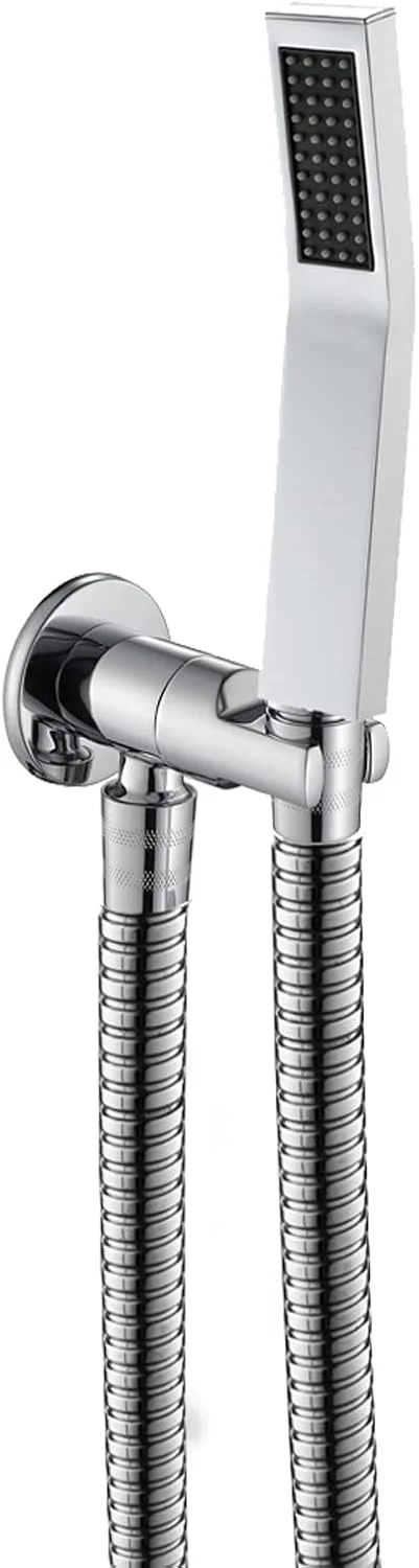 دوش دستی با صرفه جویی در مصرف آب، دوش دستی برنجی کروم، دوش دستی تک سرد با نگهدارنده دوش، شلنگ دوش 1.5 متری دوش دستی با صرفه جویی در مصرف آب، دوش دستی برنجی کروم، دوش دستی تک سرد با نگهدارنده دوش، شلنگ دوش 1.5 متری