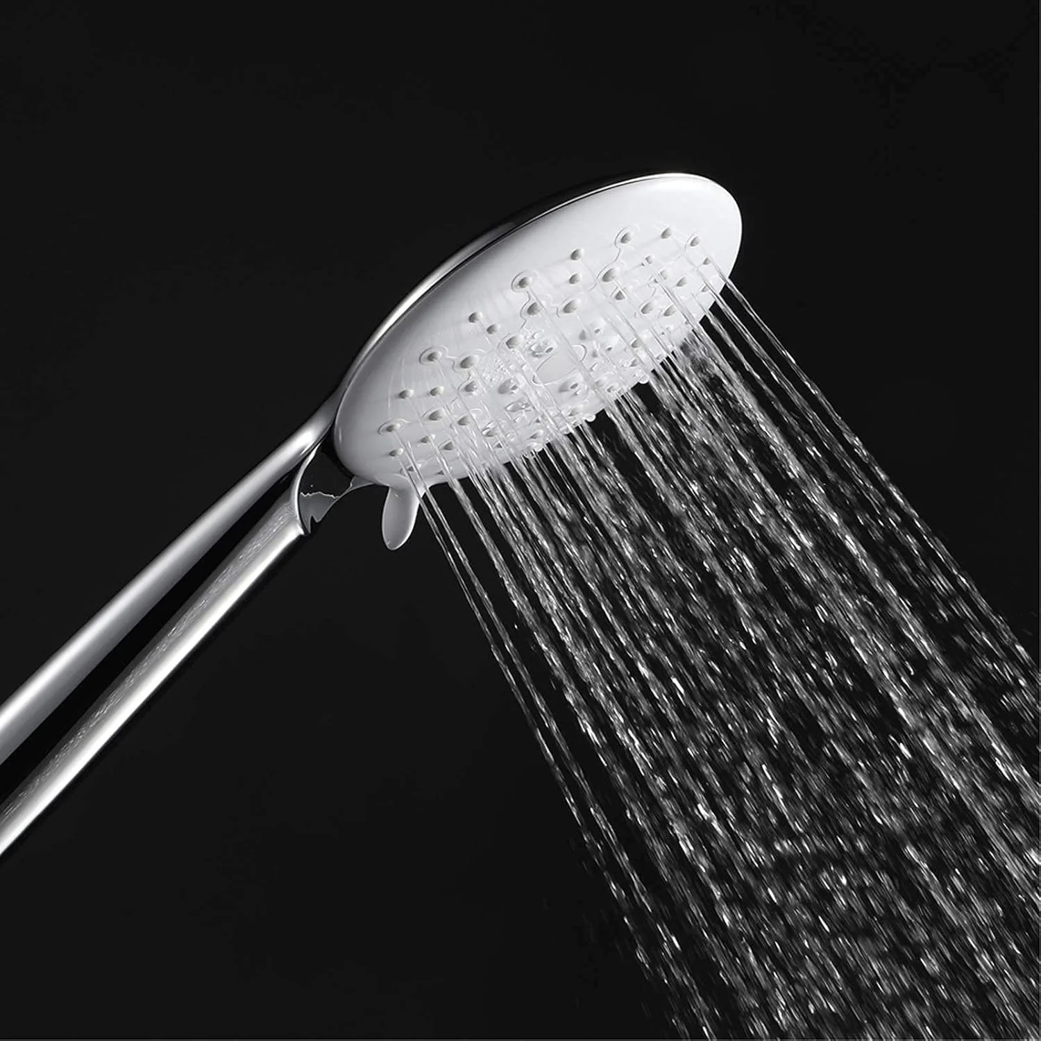 سردوش دستی ABS سفید و کروم، سردوش بارانی دستی با 3 حالت اسپری، سردوش ماساژ اسپا، سردوش دستی گرد سردوش دستی ABS سفید و کروم، سردوش بارانی دستی با 3 حالت اسپری، سردوش ماساژ اسپا، سردوش دستی گرد