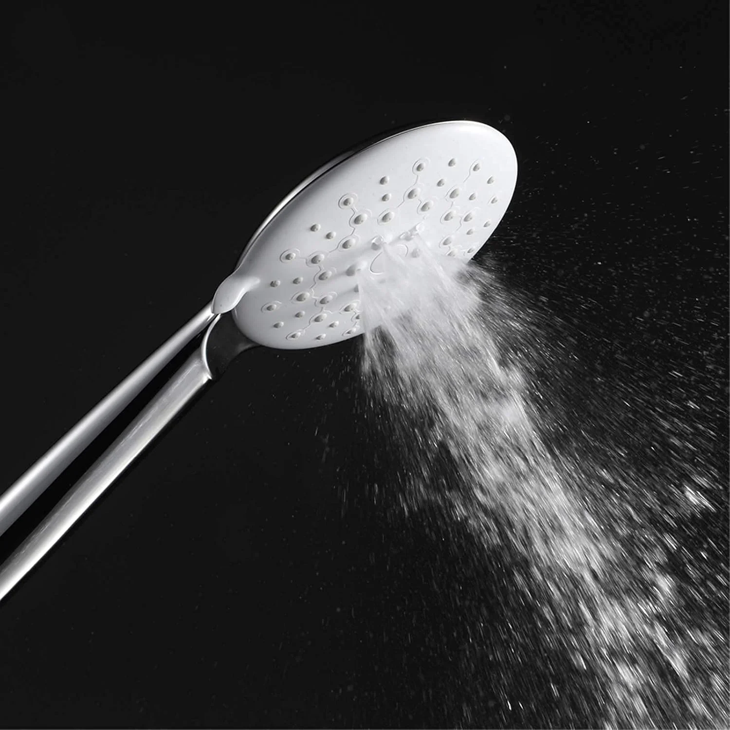 سردوش دستی ABS سفید و کروم، سردوش بارانی دستی با 3 حالت اسپری، سردوش ماساژ اسپا، سردوش دستی گرد سردوش دستی ABS سفید و کروم، سردوش بارانی دستی با 3 حالت اسپری، سردوش ماساژ اسپا، سردوش دستی گرد