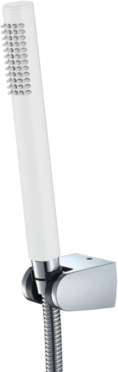 دوش دستی، سر دوش دستی برنجی سفید، سر دوش بارانی با یک حالت اسپری، سر دوش ماساژ اسپا، سر دوش دستی گرد با شلنگ نازل