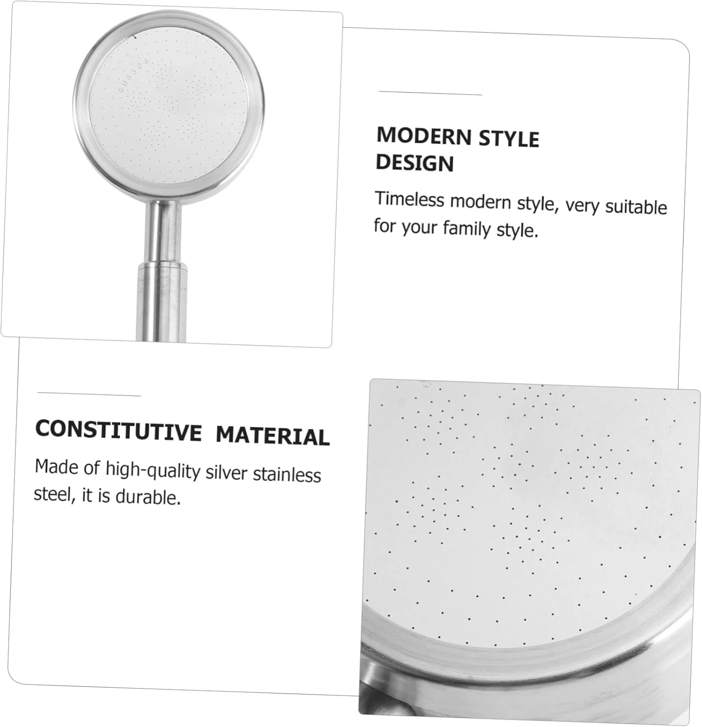 سردوش حمام Xspring، سردوشی دستی با شلنگ 1.5 متری، سردوش جداشدنی با 5 حالت، تصفیه کننده آب و صرفه جویی در مصرف آب با فشار بالا برای حمام