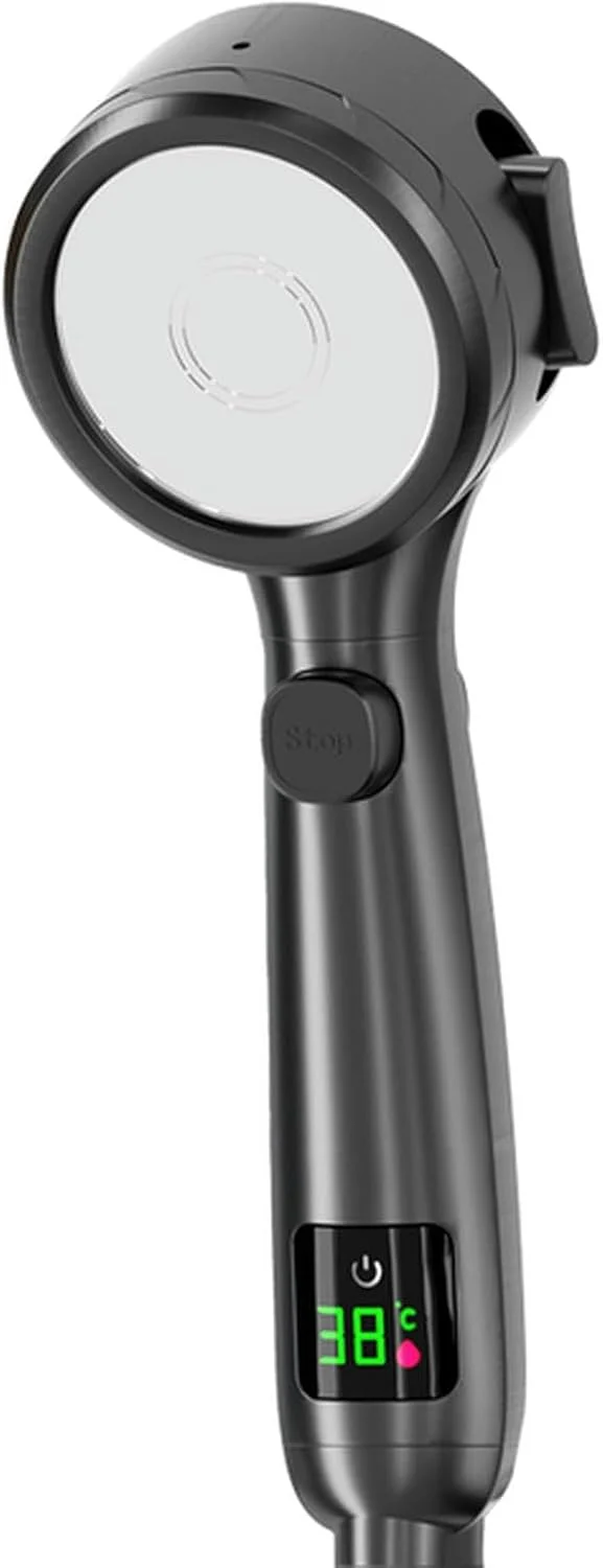 سردوش دستی حمام با قابلیت تنظیم فشار آب و نمایشگر دیجیتال دما سردوش دستی حمام با قابلیت تنظیم فشار آب و نمایشگر دیجیتال دما