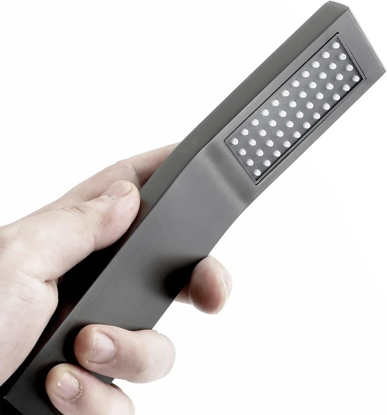 ست سر دوش دستی با فشار قوی، شلنگ استیل ضد زنگ 304 بسیار بلند و پایه بازویی قابل تنظیم ABS، دوش دستی حمام