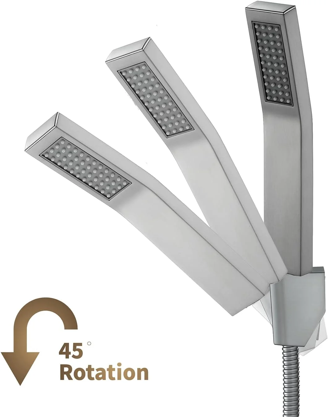 ست سردوش دستی، سردوش های دستی برنجی، سردوش یونیورسال با شلنگ 1.5 متری، اسپری سردوش دستی فشار قوی با براکت سردوش قابل تنظیم