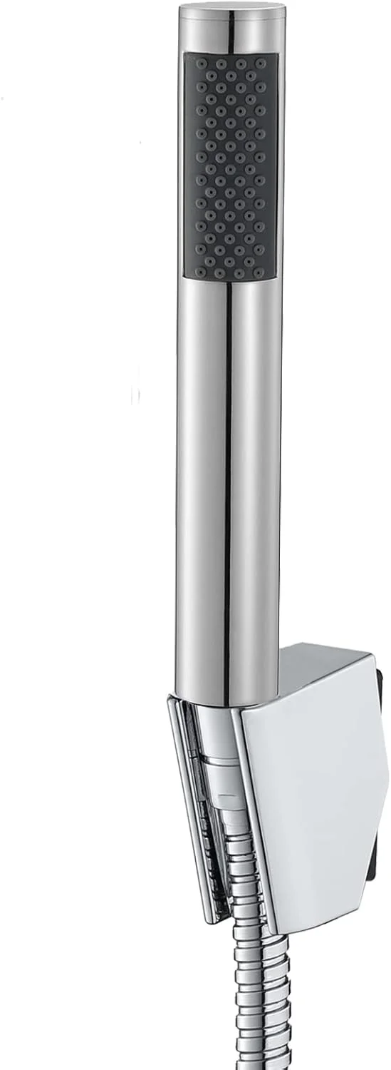 مجموعه سردوش دستی برنجی، سردوش های دستی گرد جهانی با شلنگ 1.5 متری، اسپری سردوش دستی فشار قوی با براکت دوش قابل تنظیم