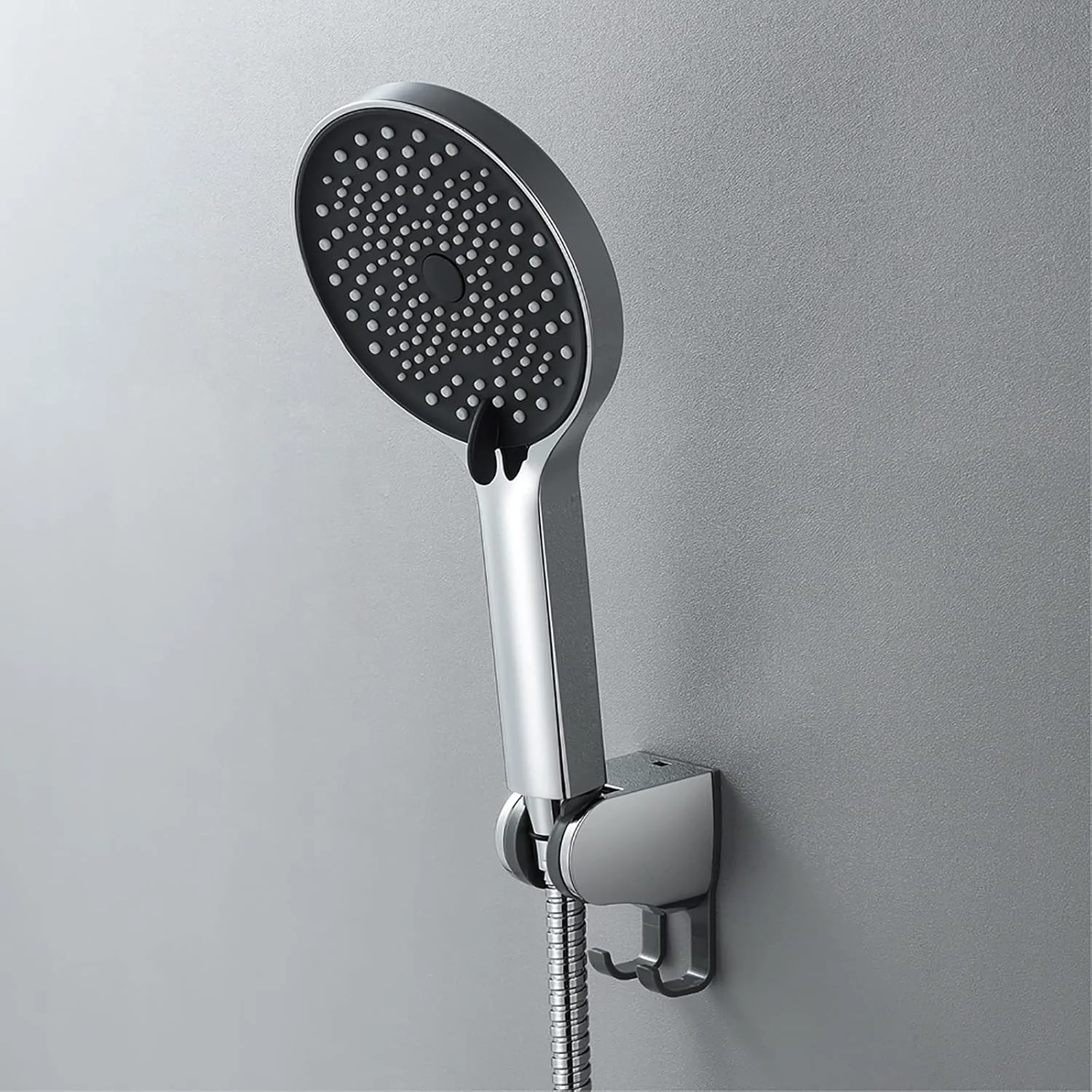 مجموعه دوش دستی کروم، مجموعه دوش دستی جهانی ABS با 3 حالت آب، اسپری دوش دستی فشار قوی با نگهدارنده ABS و استیل ضد زنگ 1.5 متری