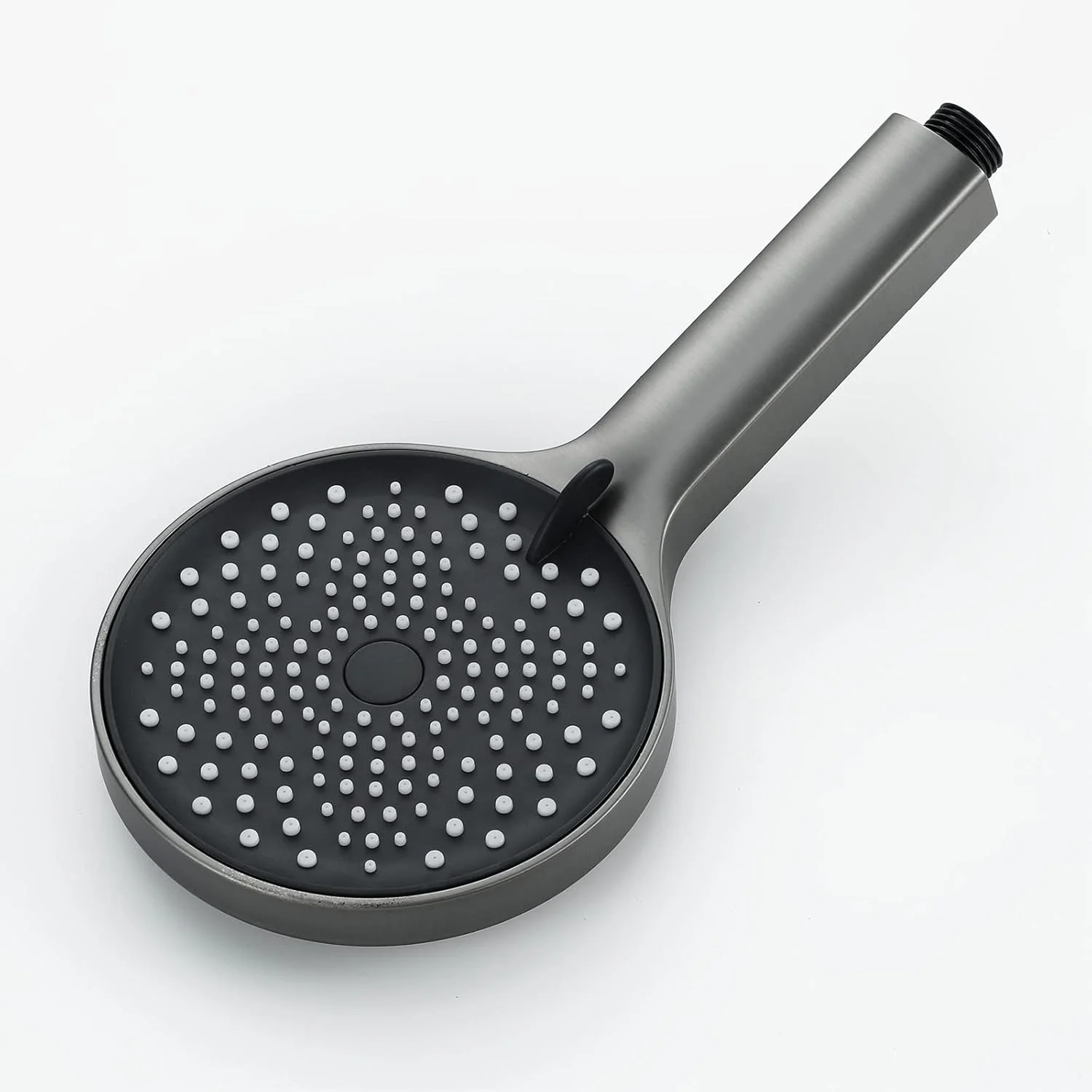 ست دوش دستی خاکستری، سردوش دستی ABS با سه حالت پاشش، سردوش دستی فشار قوی با شلنگ 1.5 متری و پایه استیل