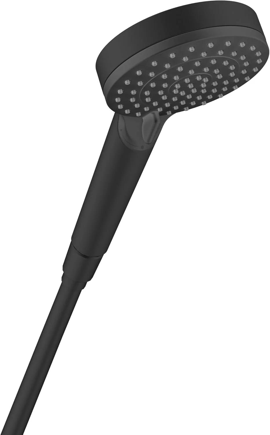 دوش دستی 4 اینچی هانسگروهه Vernis Blend با 3 حالت پاشش بارانی و IntenseRain، مشکی مات، 26090671