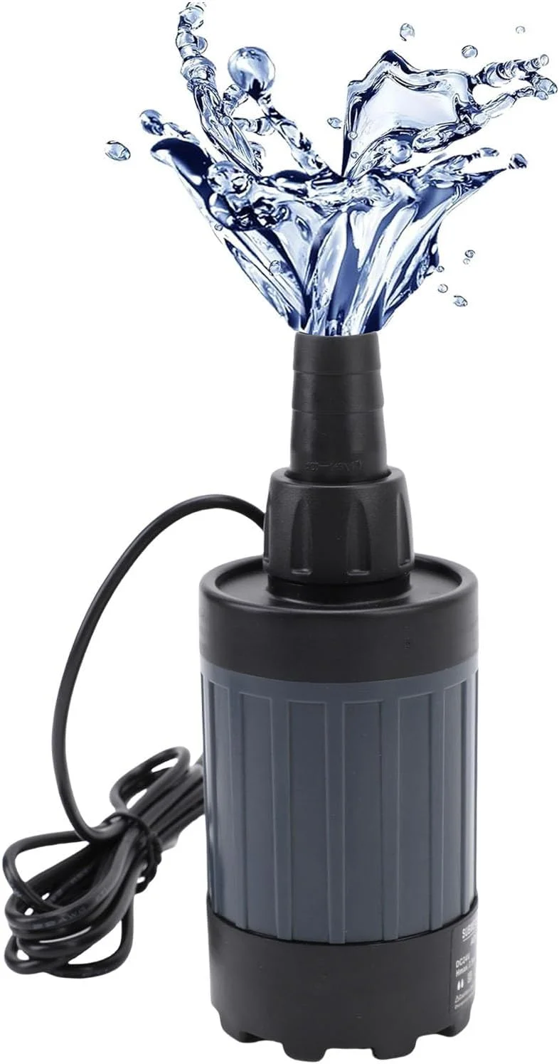 پمپ آب شناور، پمپ فواره ای براشلس 22 وات 2200 لیتر در ساعت، پمپ های براشلس با ارتفاع 3.5 متر برای آکواریوم، حوض ماهی، برکه، فواره ها