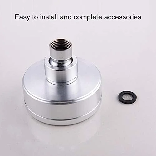 سردوش فشاری هاویلا - سردوش دستی گرد فشاری استیل 304 قابل جدا شدن و شستشو، سایز: 80 میلی متر (مشکی)