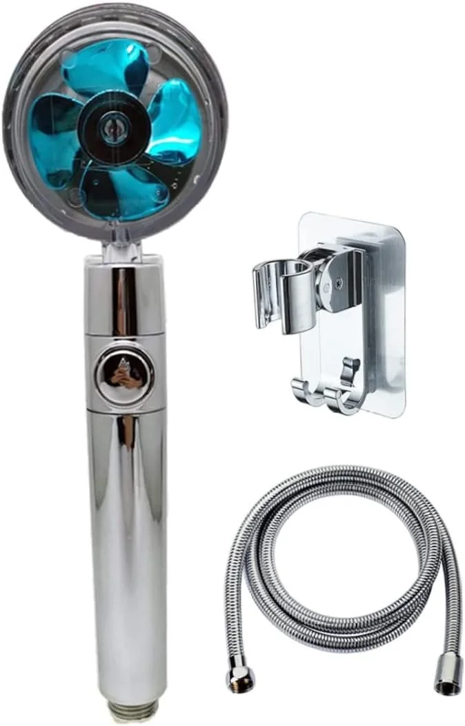 سری دوش حمام پرفشار توربو اسپا، سری دوش دستی برای حمام - حذف آسان رسوب آهک آبی، لوازم جانبی خانگی