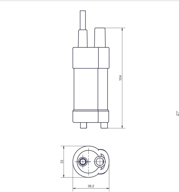 پمپ شناور الکترونیکی LEMONA 15-25 وات 24 ولت DC 0.5 بار 10 لیتر در دقیقه برای دستگاه قهوه ساز; پمپ شناور Comet Élégante