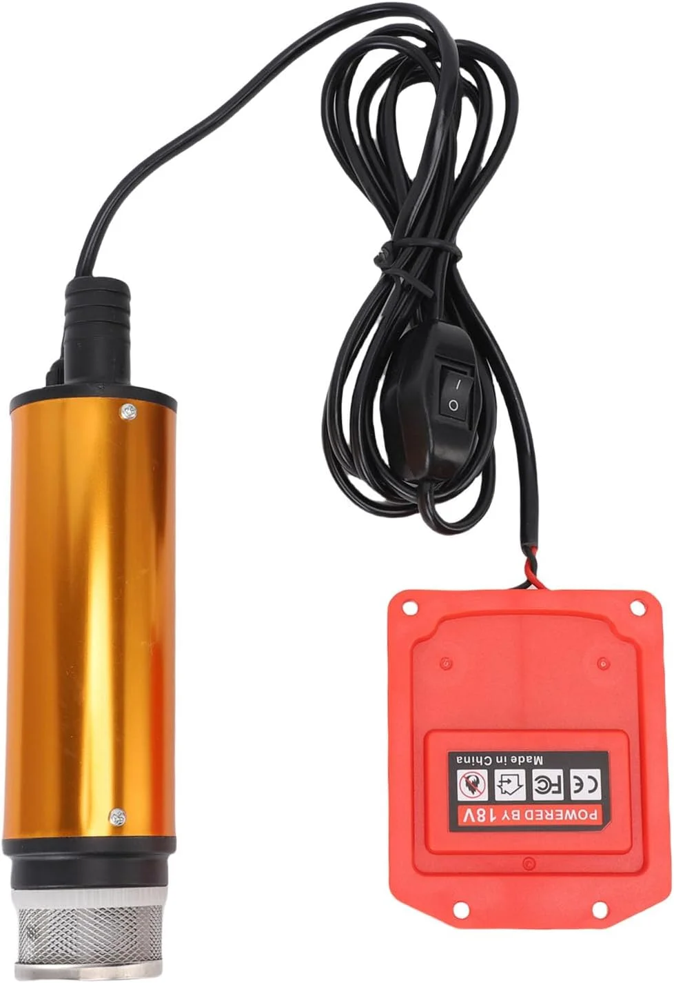 پمپ خود مکش 120 واتی، پمپ انتقال آب برقی بی سیم اتوماتیک با تراشه محافظت هوشمند برای آبیاری زهکشی و شستشوی خودرو