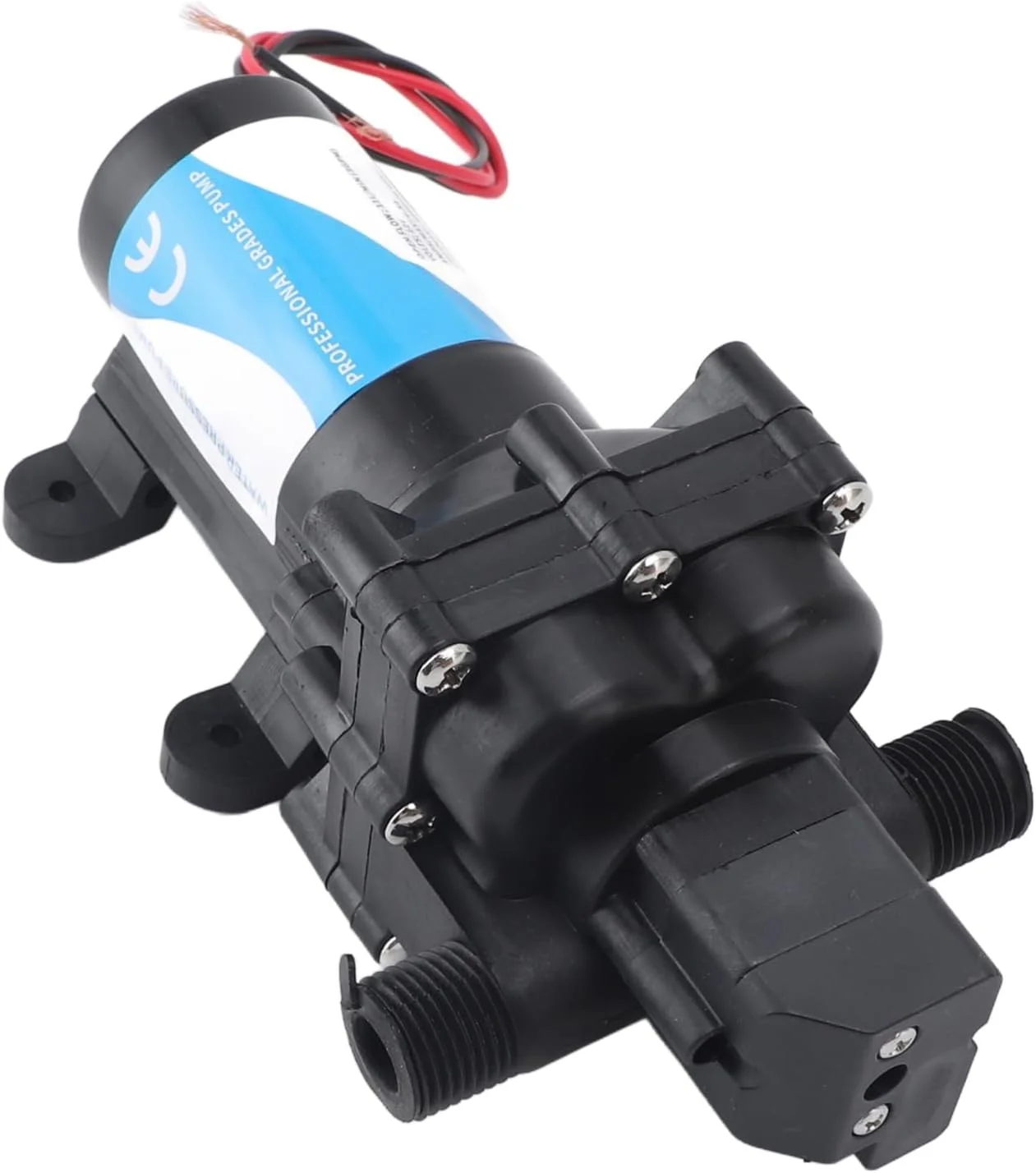 پمپ انتقال آب 12 ولت DC، پمپ دیافراگمی برقی خود مکش برای خودروهای RV، قایق های دریایی با عملکرد مه پاشی