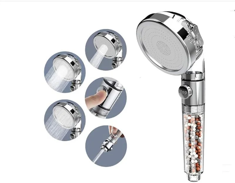 سردوش دستی فشار قوی، سردوش سه حالته صرفه جویی در آب، سردوش فیلتردار با توپک های فیلتر برای آب سخت و فیلتر کردن ناخالصی ها سردوش دستی فشار قوی، سردوش سه حالته صرفه جویی در آب، سردوش فیلتردار با توپک های فیلتر برای آب سخت و فیلتر کردن ناخالصی ها