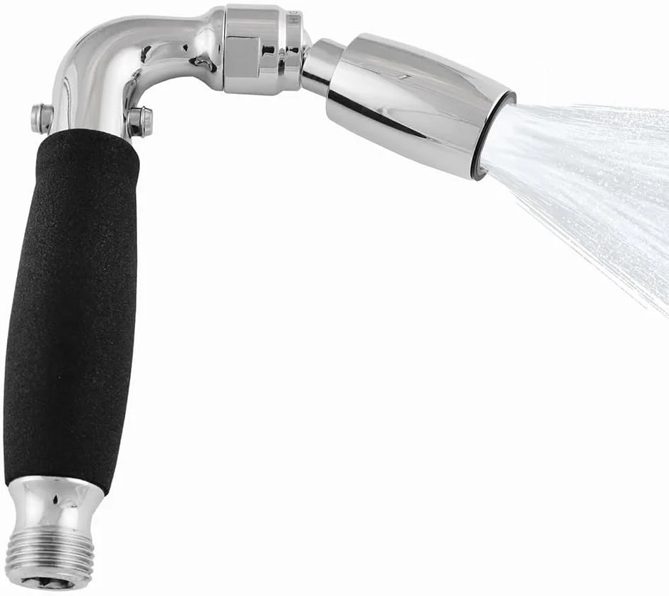 سردوش دستی های سیرا برای RV با دکمه روشن/خاموش (مطابق با کد لوله کشی) - ساختار فلزی مستحکم - 5.7 لیتر در دقیقه - کروم