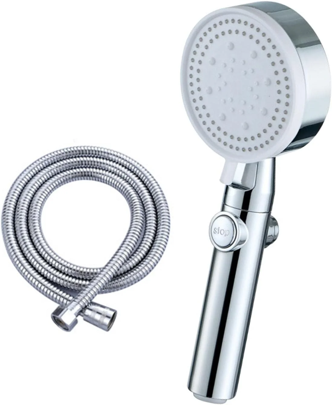 سردوش دستی فشار قوی | سردوش های دستی با شلنگ، ظاهر مدرن نصب آسان، سردوش دستی مقاوم در برابر سایش با جریان بالا برای استفاده خانگی