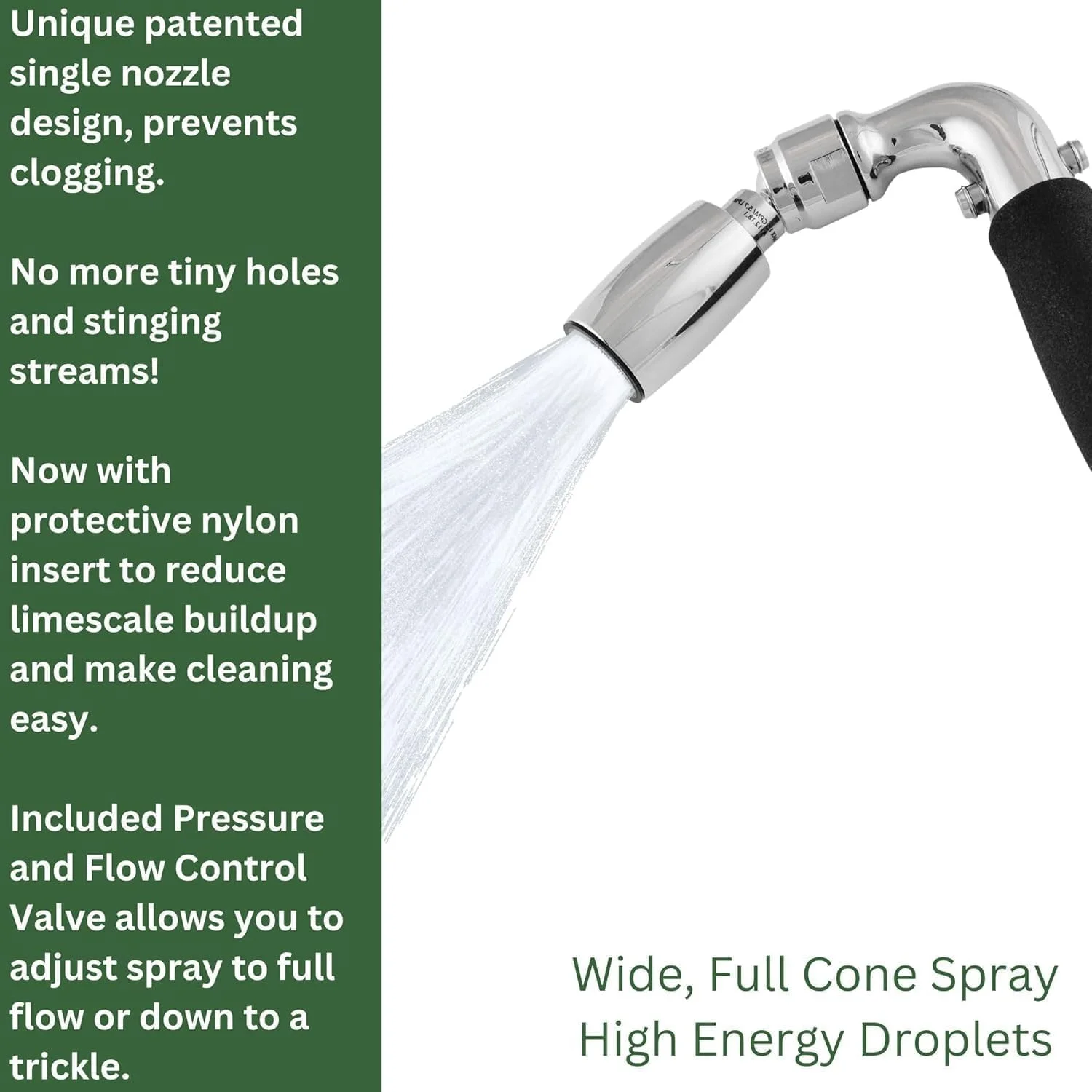 سردوش دستی های سیرا برای RV با دکمه روشن/خاموش (مطابق با کد لوله کشی) - ساختار فلزی مستحکم - 5.7 لیتر در دقیقه - کروم سردوش دستی های سیرا برای RV با دکمه روشن/خاموش (مطابق با کد لوله کشی) - ساختار فلزی مستحکم - 5.7 لیتر در دقیقه - کروم