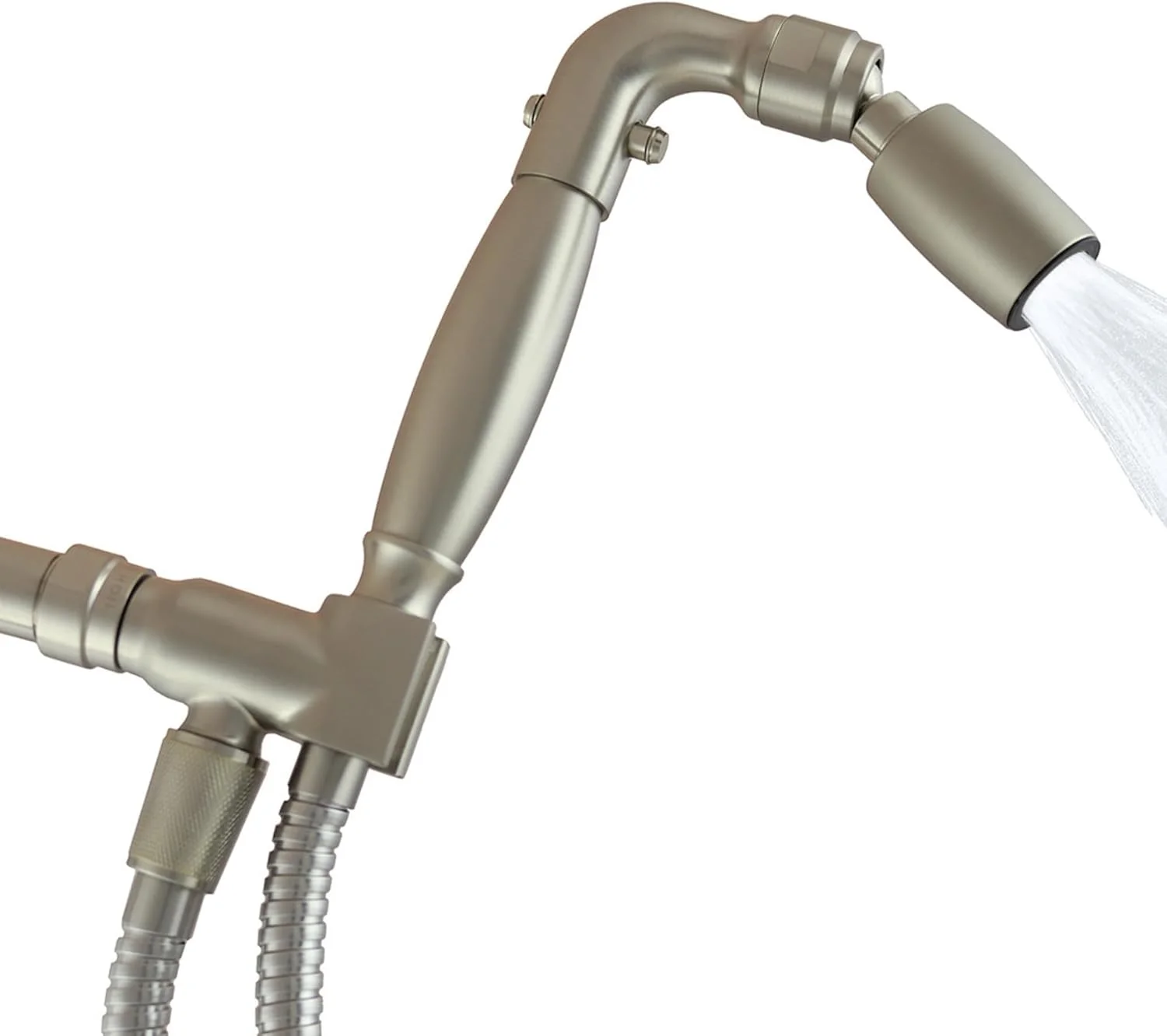 سری دوش دستی فلزی جامد های سیرا. شامل دوش دستی تمام فلزی، شلنگ و نگهدارنده - دارای گواهی WaterSense، جریان کم 1.8 GPM با دریچه قطره ای مدل HHHFCS-200-N-1.8