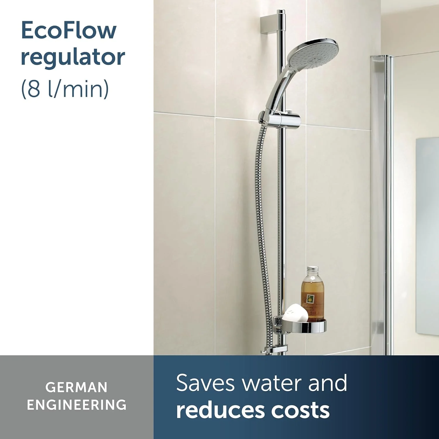 دستی سردوش Ideal Standard B9403AA Idealrain M3، کروم