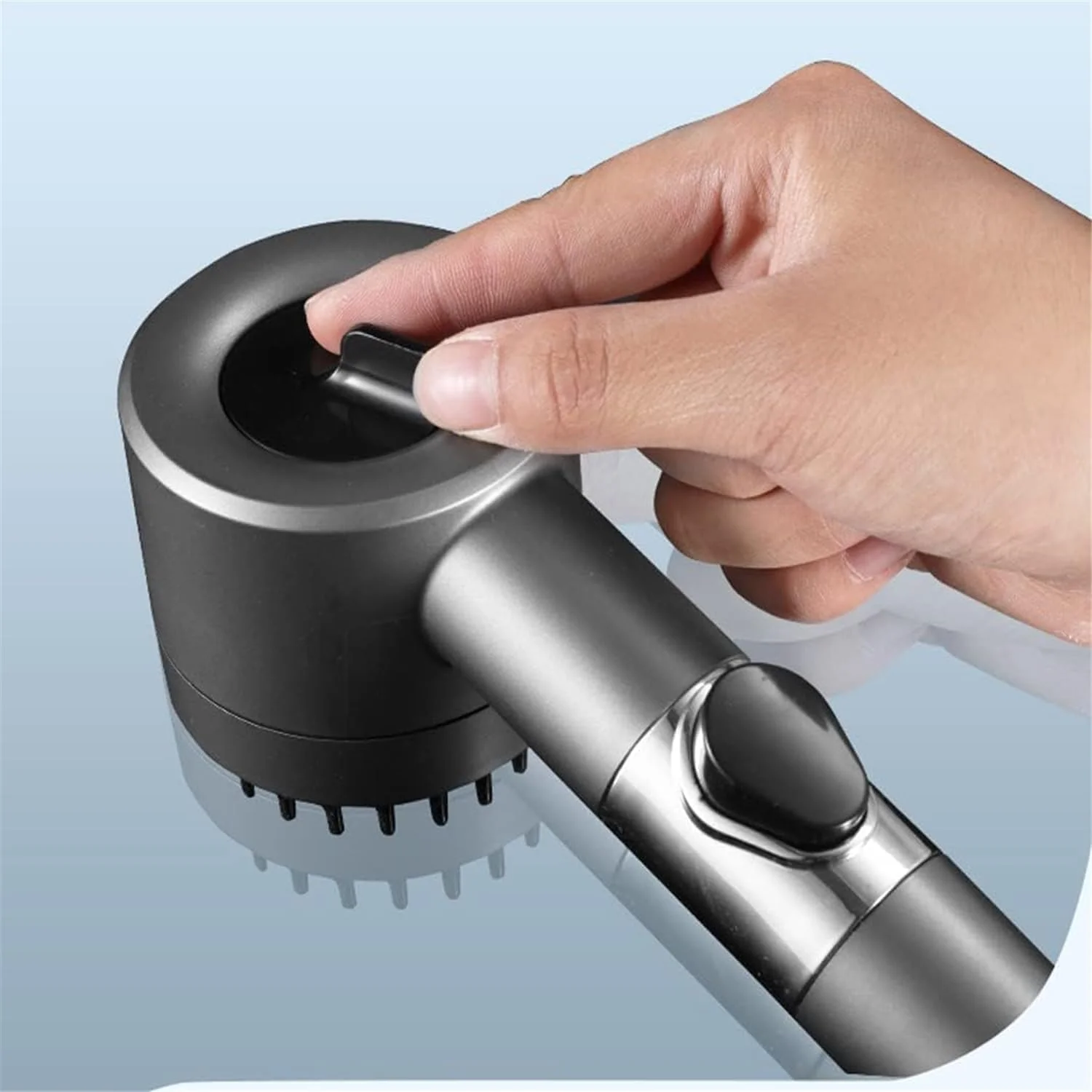 سردوش حمام با گوشی دستی، سیستم دوش مشکی با فشار قوی با 3 حالت اسپری، سردوش بارانی قابل تنظیم برای حمام و تجربه اسپا