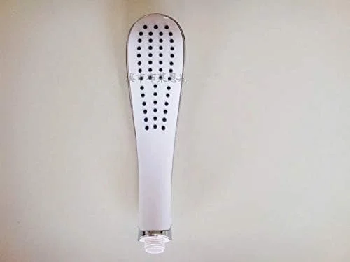 سردوش حمام دستی با طراحی کمانی، نازل دوش کروم، سر دوش بارانی 25 سانتی متری، سردوش حمام فشار قوی