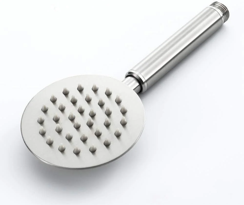 سردوش حمام JXBEAUTY، سردوش بارانی، سردوش دستی استیل ضد زنگ برس خورده گرد، سردوش حمام فشار قوی