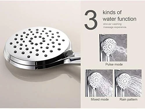 سردوش حمام کروم صرفه جویی در آب، سردوش تقویت کننده، سردوش دستی فشار قوی، لوازم جانبی حمام