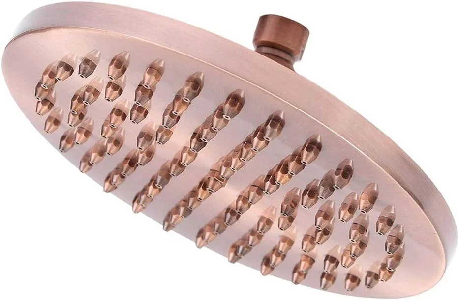 سردوش حمام گرد 8 اینچی مسی عتیقه کوهارا با بازوی دوش و شلنگ 1.5 متری (رنگ: مدل B سردوش) سردوش حمام گرد 8 اینچی مسی عتیقه کوهارا با بازوی دوش و شلنگ 1.5 متری (رنگ: مدل B سردوش)