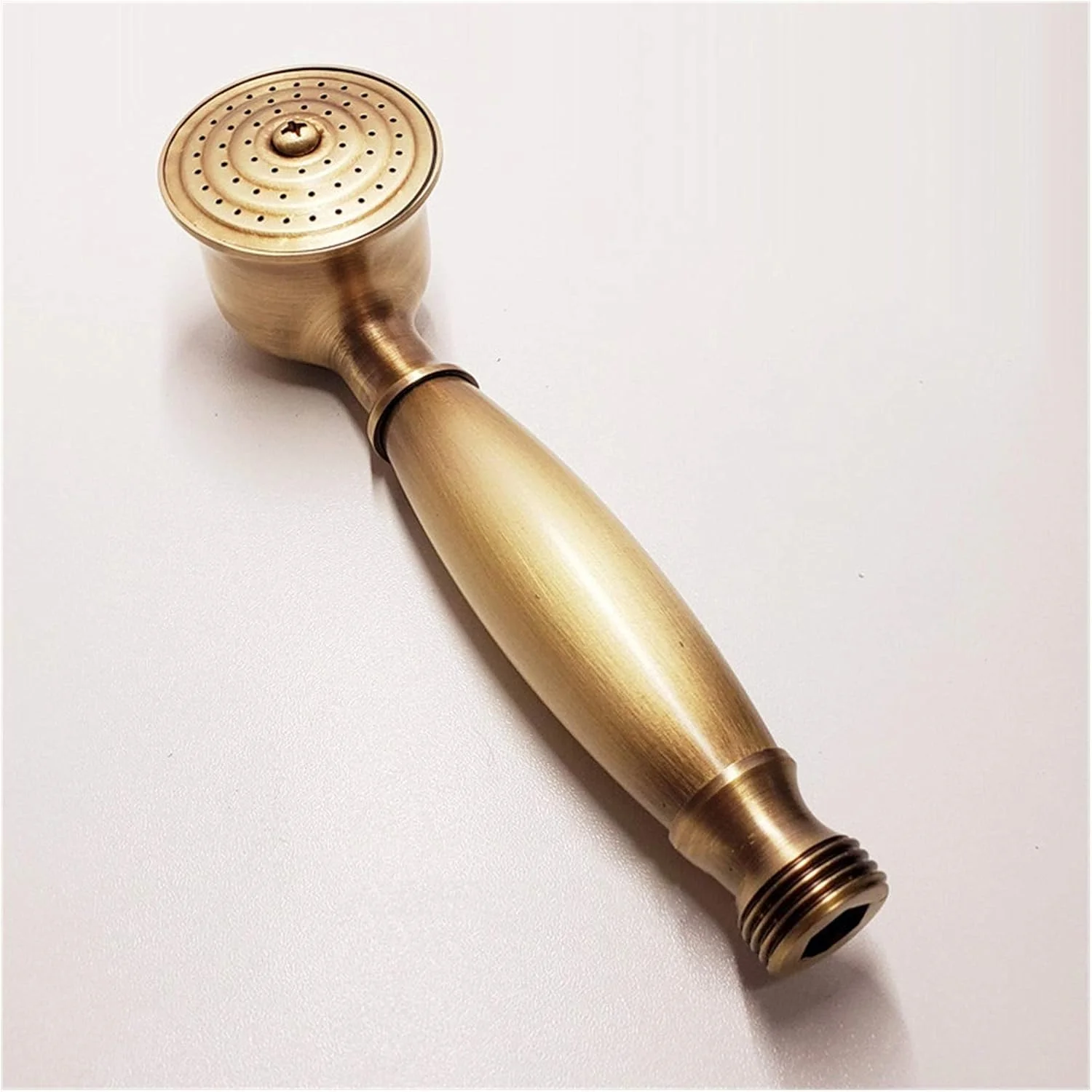 دوش دستی برنجی جامد کوهارا با رنگ برنجی عتیقه، سر دوش دستی لوکس حمام دوش دستی برنجی جامد کوهارا با رنگ برنجی عتیقه، سر دوش دستی لوکس حمام