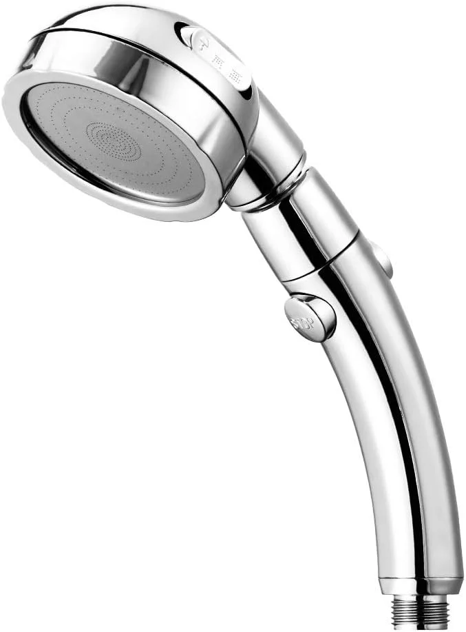 ست دوش دستی و سردوش بارانی KOHARA، گجت های حمام فشار قوی آنیونی، سردوش صرفه جویی در آب با دکمه روشن/خاموش (رنگ: 1) ست دوش دستی و سردوش بارانی KOHARA، گجت های حمام فشار قوی آنیونی، سردوش صرفه جویی در آب با دکمه روشن/خاموش (رنگ: 1)