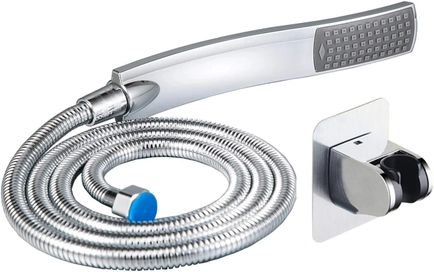 دوش دستی KOHARA، لوازم جانبی حمام سر دوش دستی ABS با روکش کروم شلنگ استیل ضد زنگ 150 سانتی متری دوش دستی KOHARA، لوازم جانبی حمام سر دوش دستی ABS با روکش کروم شلنگ استیل ضد زنگ 150 سانتی متری