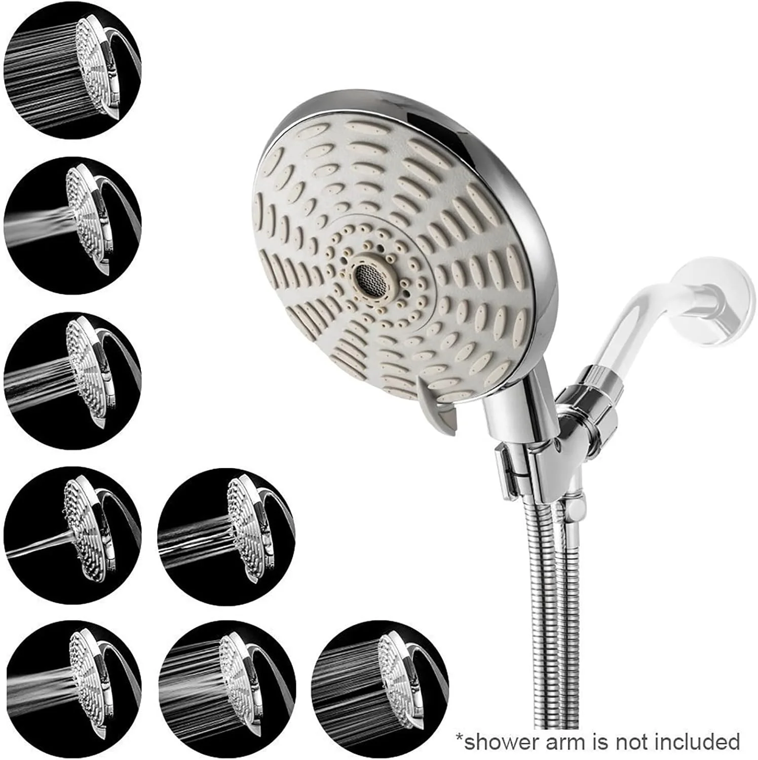 سردوش حمام دستی پرفشار KOHARA، سردوش بارانی پرفشار، سردوش ثابت پرفشار، دوش دستی فن توربو