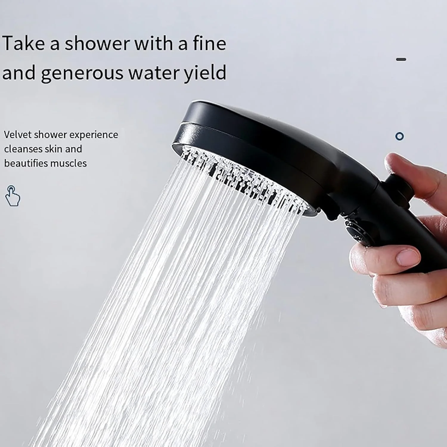 دوش دستی KOHARA با فشار بالا، سر دوش بارانی، سر دوش ثابت با فشار بالا، دوش فن توربو دستی، سر دوش حمام دستی با جریان بالا