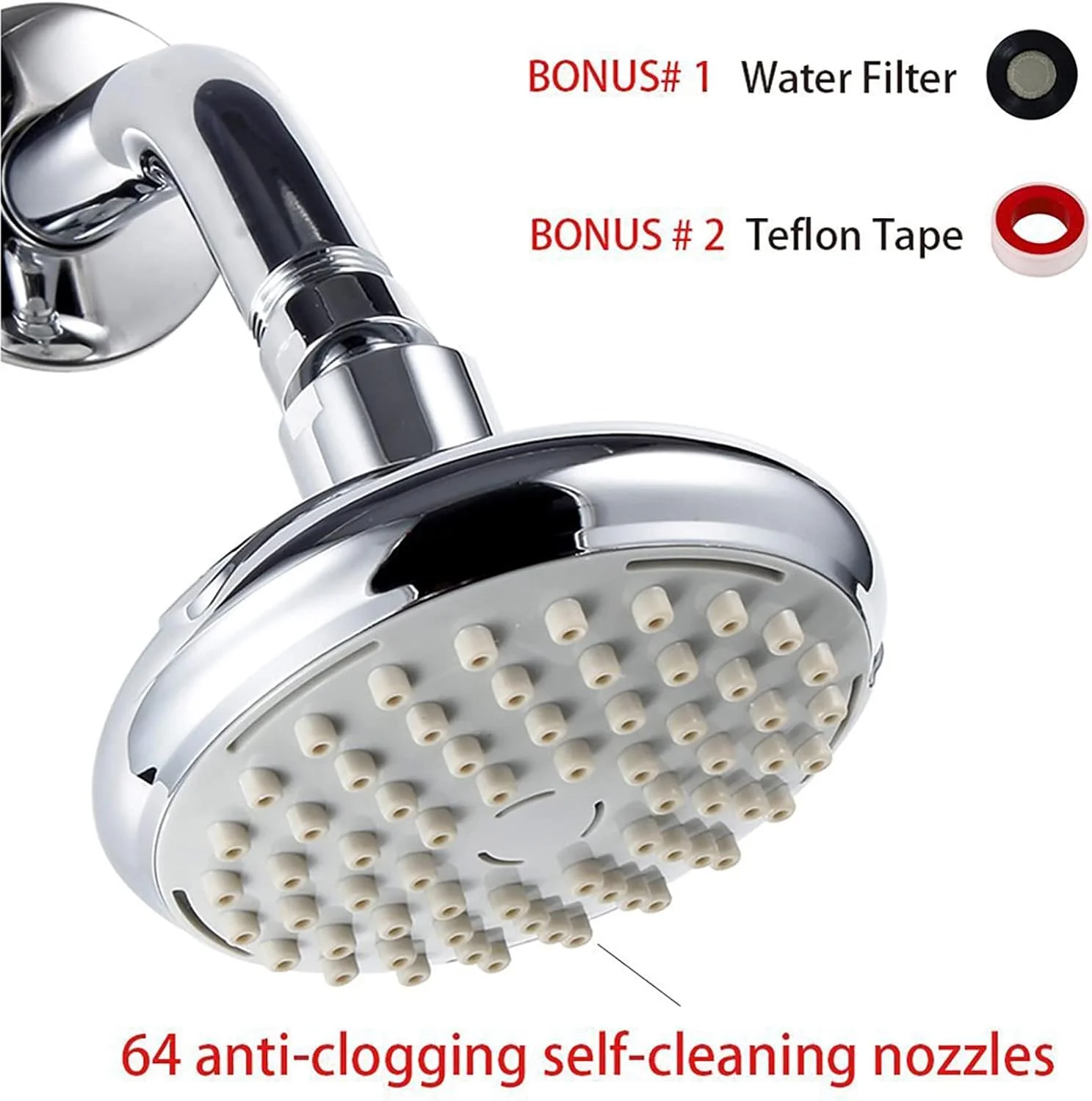 سردوش حمام فشار قوی KOHARA، سردوش بارانی با جریان بالا، سردوش دستی حمام، سردوش دستی با فن توربو