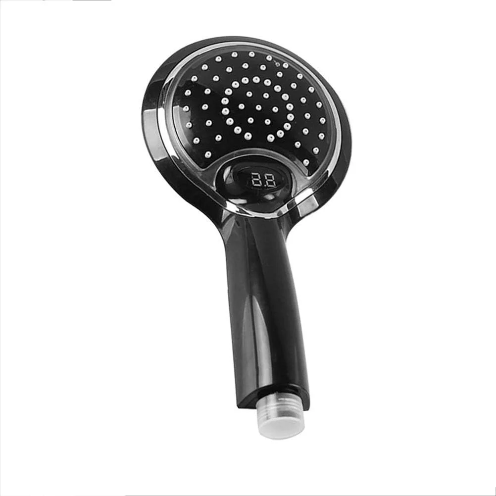 دوش دستی ال سی دی KOHARA با نمایشگر دیجیتال دما، دوش LED با منبع تغذیه آب و تغییر رنگ 3گانه (رنگ: دوش دیجیتال LED مشکی)