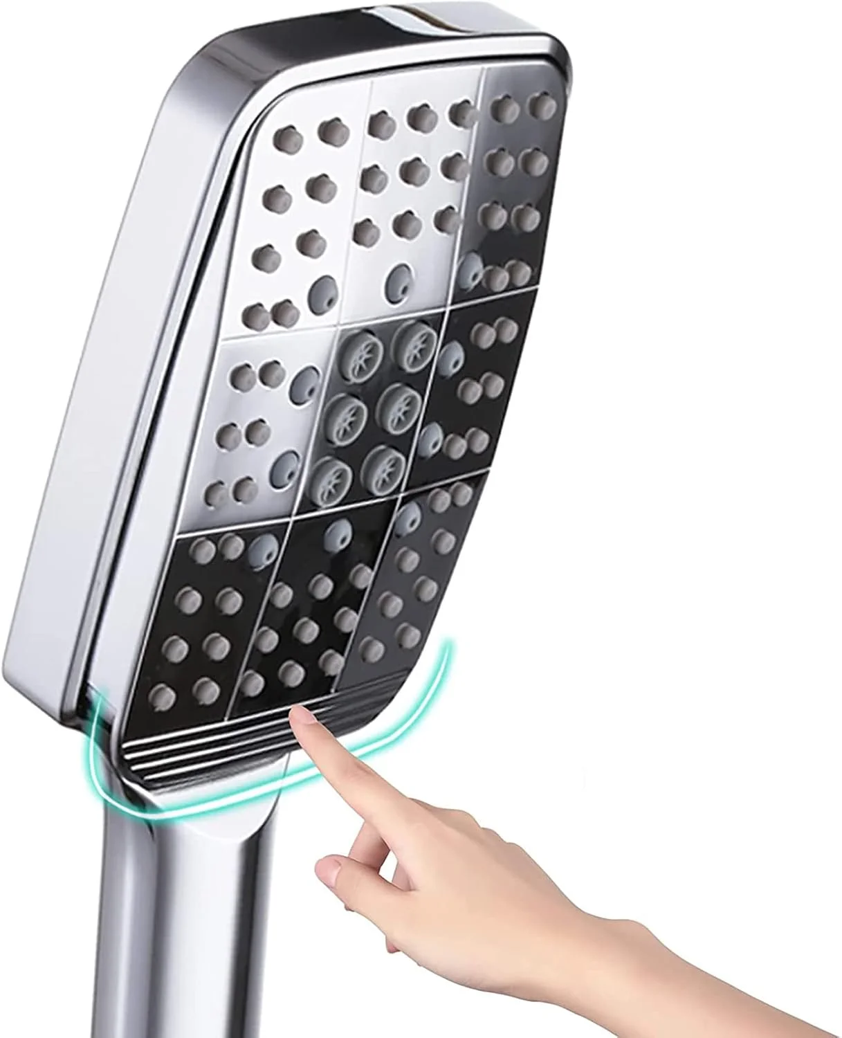 سردوش حمام فشار قوی KOHARA، سردوش دستی با جریان بالا برای حمام، سردوش دستی، سردوش توربو فن دستی، سردوش ثابت بارانی فشار قوی