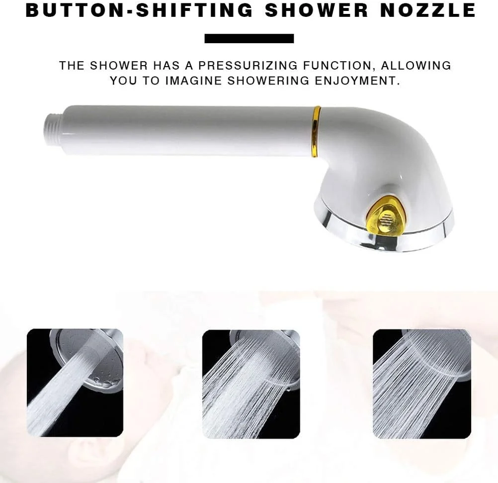 سردوش دستی کوهارا با فشار بالا، صرفه جویی در آب، 3 حالت و تک کاره، لوازم جانبی حمام